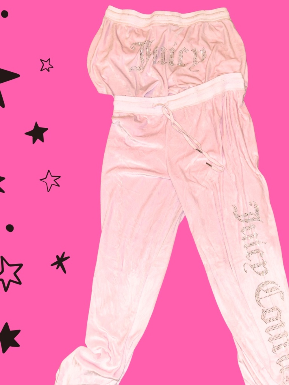 Juicy Couture Light Pink shorts and pants sweatpants joggers